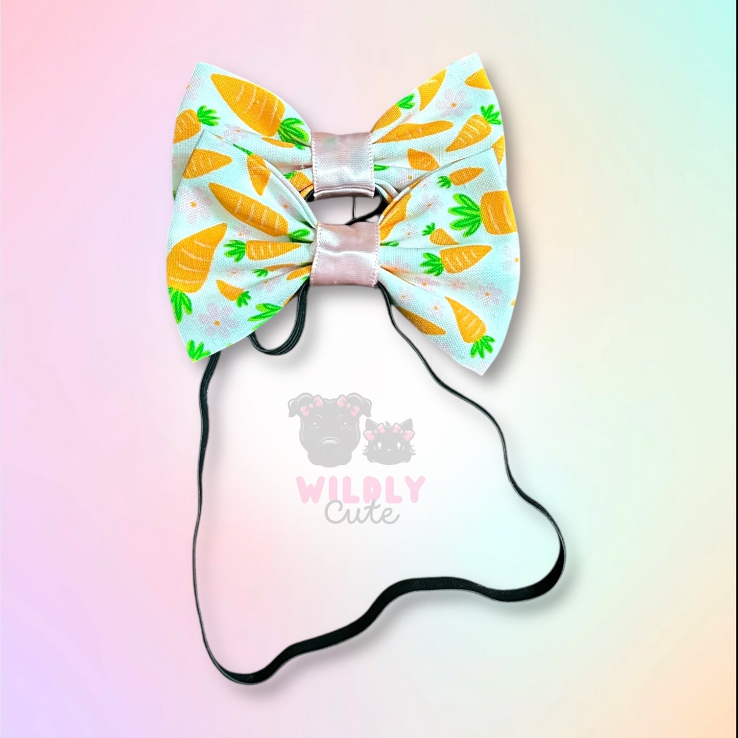 Carrot Blossom Double Bows