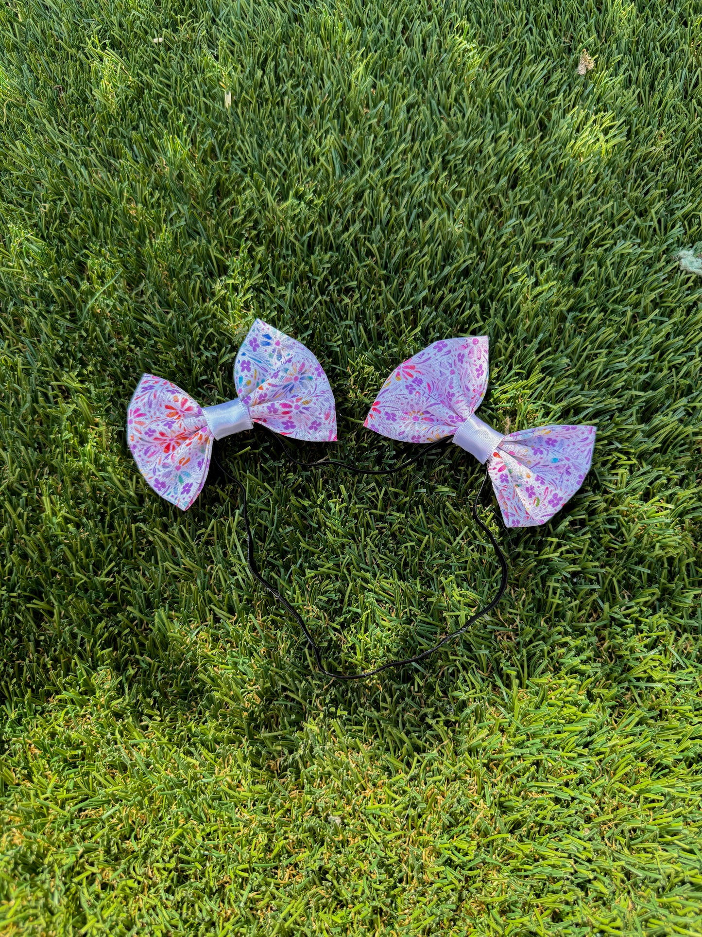 Dainty Dusk Double Bows