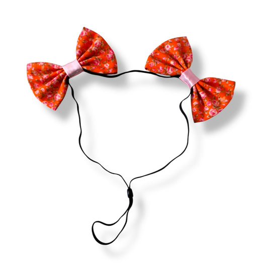 Tangerine Rosé Double Bows