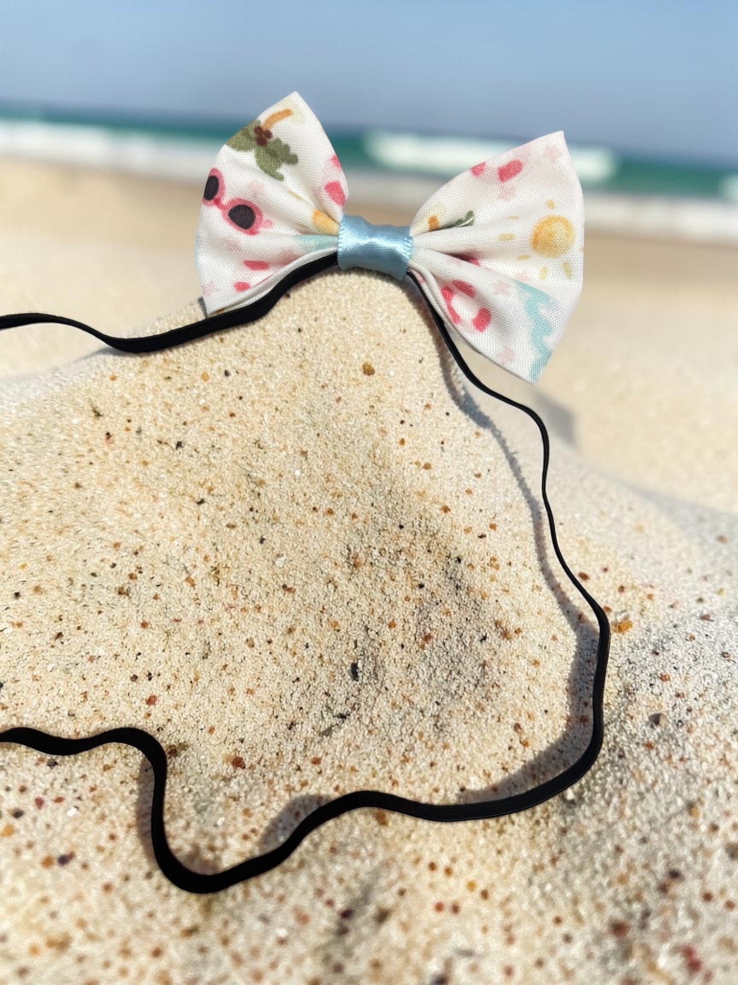 Beach Diva Dog Double Bows