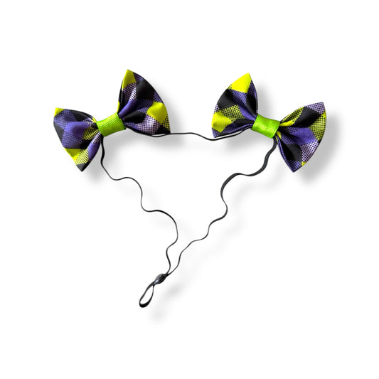 Pittie-ful Double Bows 💚💜